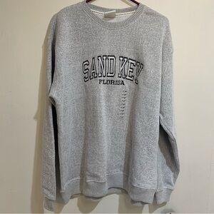 🆕 Pacific & Co. Crewneck Sweatshirt Sand Key Florida Size Large